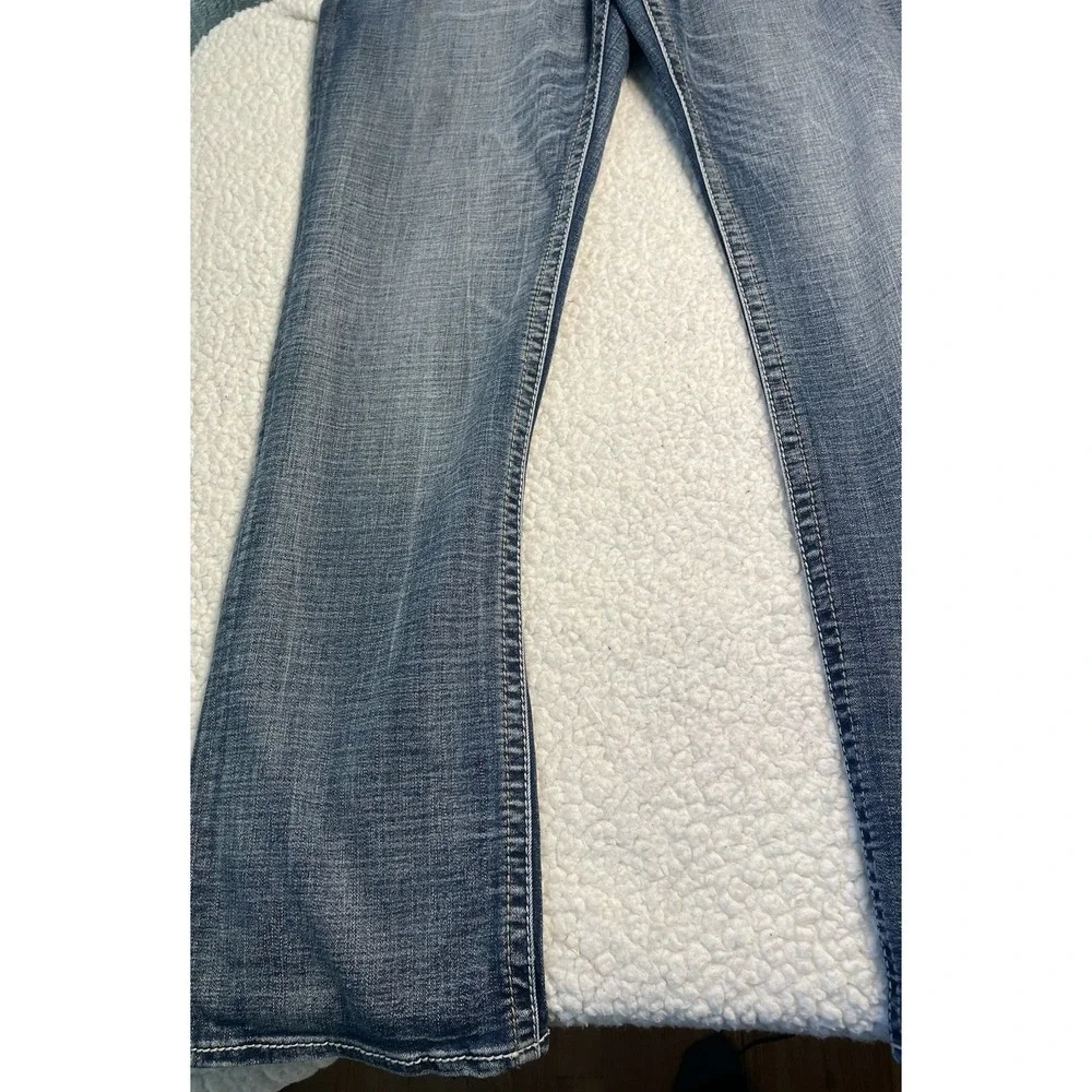 Buckle Salvage Anarchy Straight 33L X 33 Regular Fit Denim Jeans Mens  Moto
